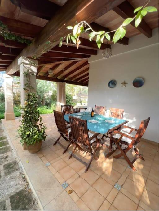 Chalet Con Piscina Sa Rapita Villa Ngoại thất bức ảnh
