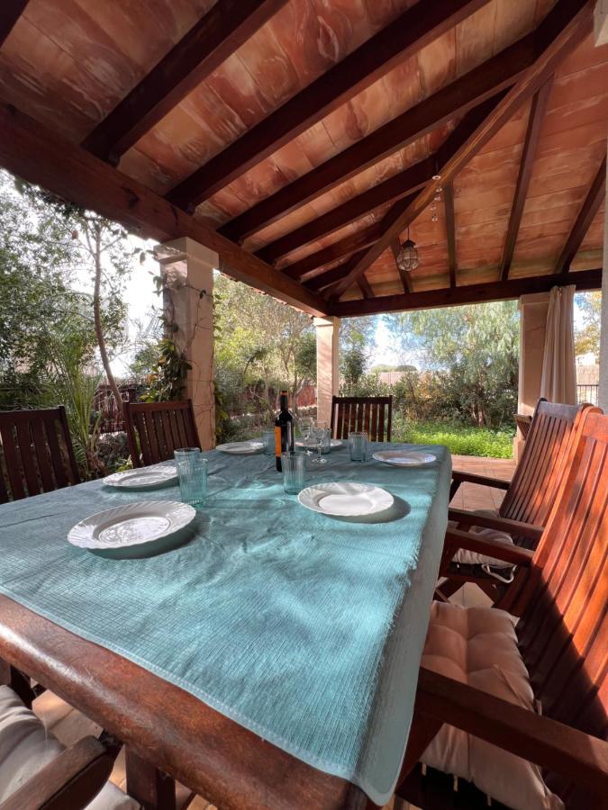 Chalet Con Piscina Sa Rapita Villa Ngoại thất bức ảnh